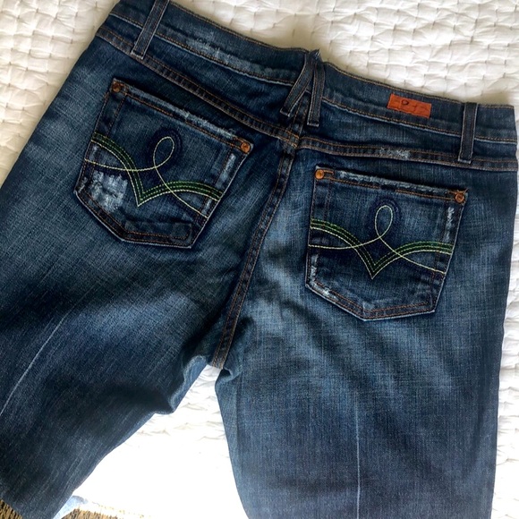 Plastic Brand ~ Flare Leg Jeans - Picture 4 of 14